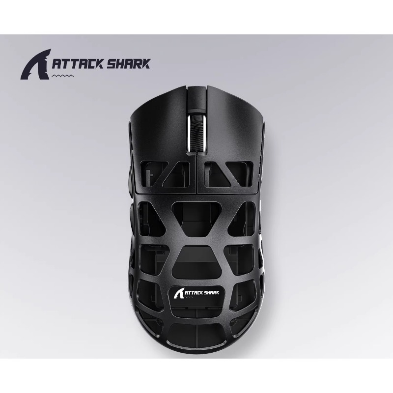 Mouse wireless Attack Shark/Attack Shark R3 3395 in lega di magnesio, ideale per giochi e-sport e come regalo speciale per ragazzi._voghion.com