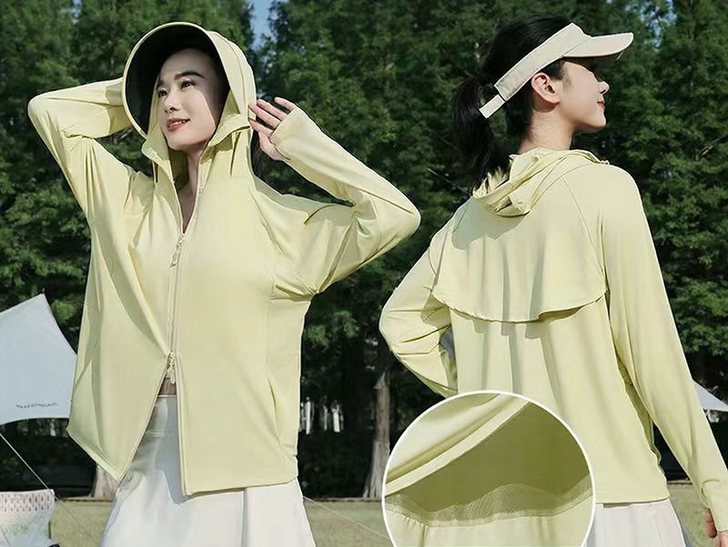 Ice Silk Sunscreen Clothing Women's Sunscreen Clothing 2026 Summer New Outdoor Cool Loose Breathable Versatile Blouse Jacket_ecoleips.com