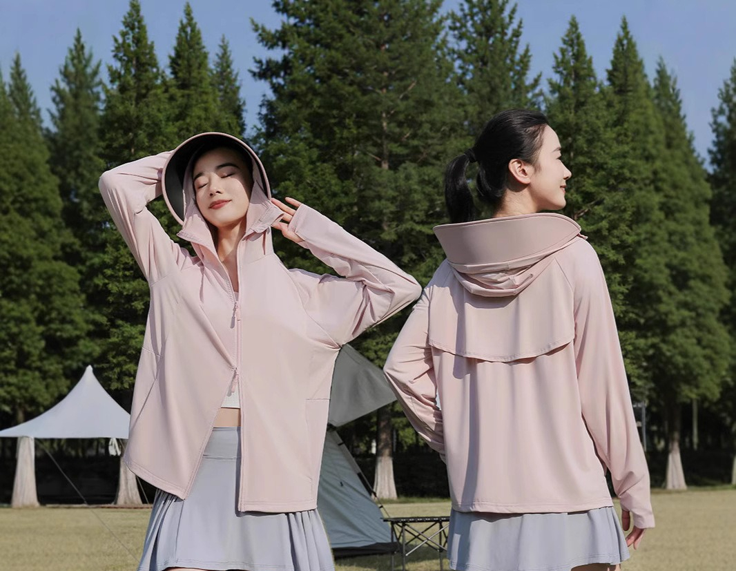 Ice Silk Sunscreen Clothing Women's Sunscreen Clothing 2026 Summer New Outdoor Cool Loose Breathable Versatile Blouse Jacket_ecoleips.com