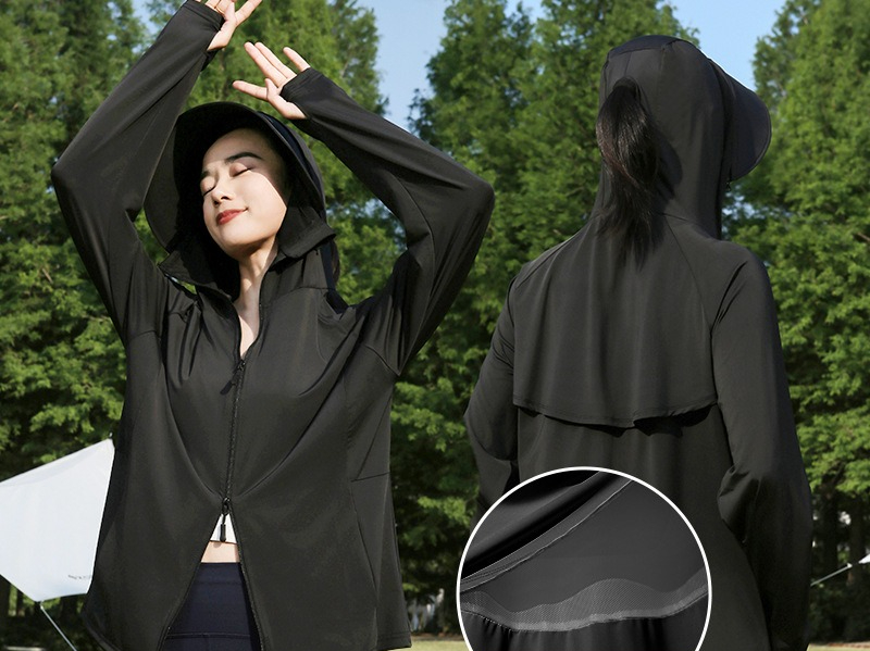 Ice Silk Sunscreen Clothing Women's Sunscreen Clothing 2026 Summer New Outdoor Cool Loose Breathable Versatile Blouse Jacket_ecoleips.com
