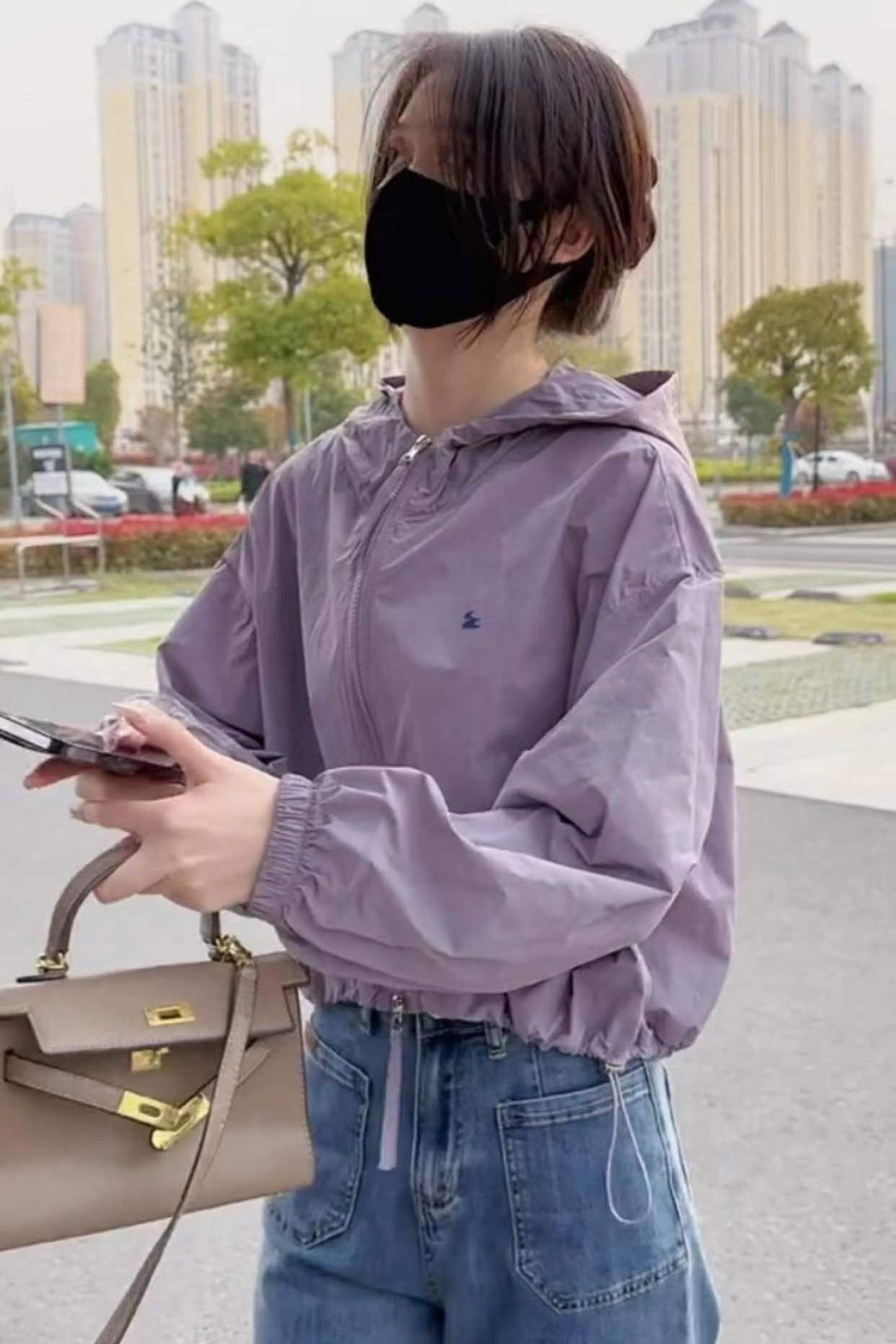 Women's Lightweight Summer Sunscreen Jacket Hooded Versatile Top_voghion.com