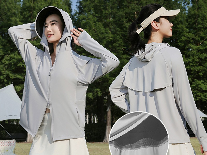 Sunscreen Clothes Women's Outer Wear Cardigan Blouse New Summer Season Tulle Sunscreen Jacket High Sense_ecoleips.com