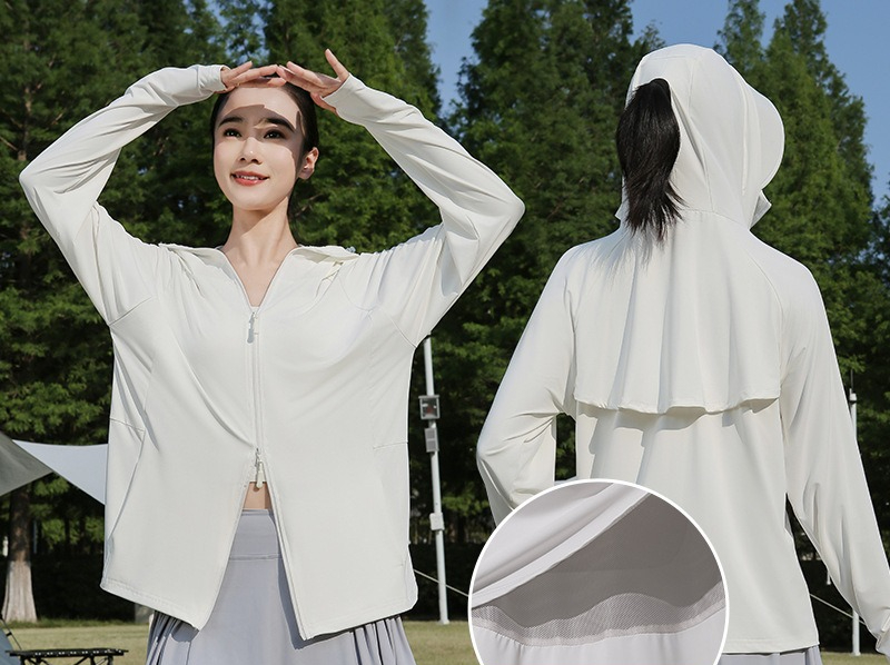 Sunscreen Clothes Women's Outer Wear Cardigan Blouse New Summer Season Tulle Sunscreen Jacket High Sense_ecoleips.com