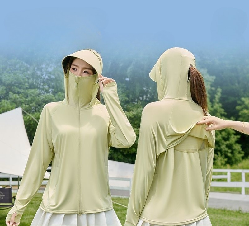 Sunscreen Clothes Women's Outer Wear Cardigan Blouse New Summer Season Tulle Sunscreen Jacket High Sense_voghion.com