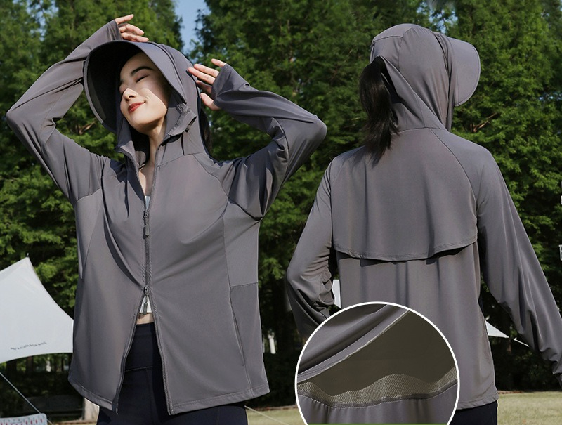 Sunscreen Clothes Women's Outer Wear Cardigan Blouse New Summer Season Tulle Sunscreen Jacket High Sense_ecoleips.com