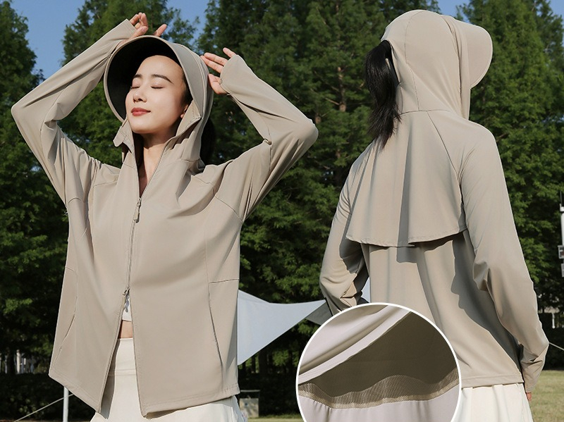 Sunscreen Clothes Women's Outer Wear Cardigan Blouse New Summer Season Tulle Sunscreen Jacket High Sense_ecoleips.com