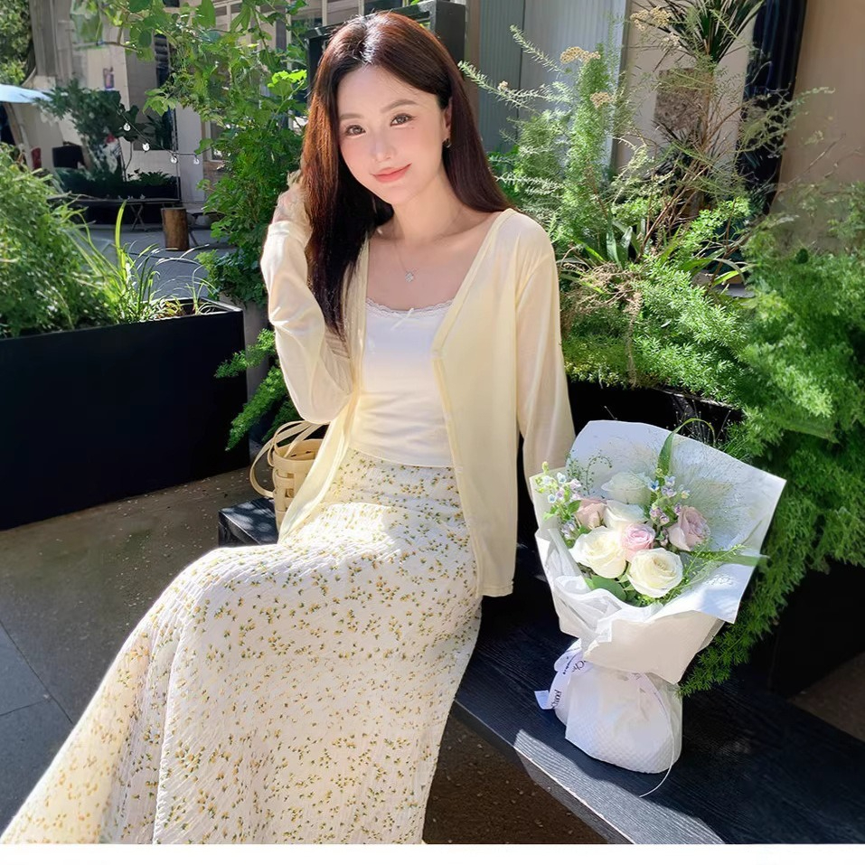 Cardigan Women's 2026 Spring And Summer Sunscreen Jacket Thin Long Sleeve Top_ecoleips.com