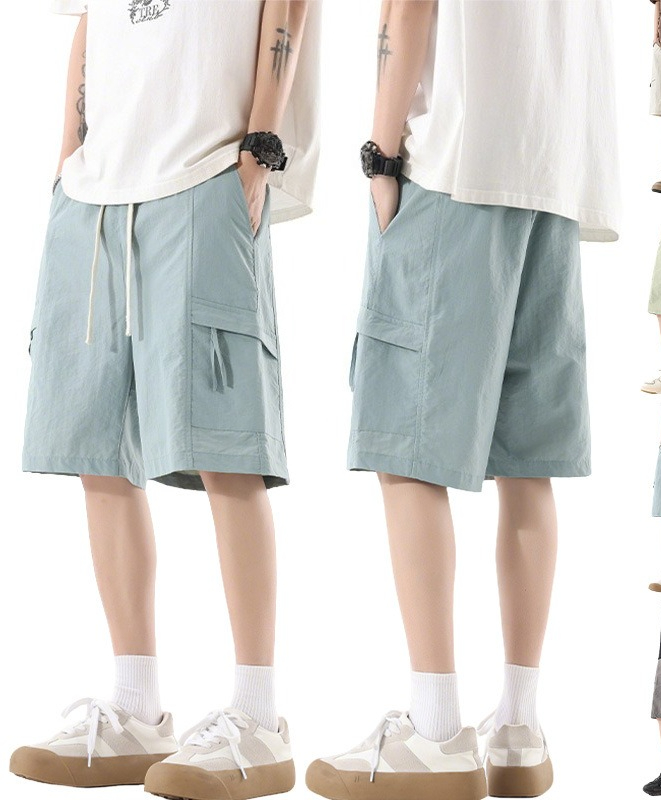 Men's Summer Cooling Tooling Shorts Straight Casual Quick-dry Pants_voghion.com