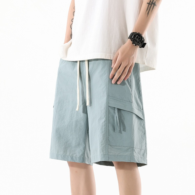 Men's Summer Cooling Tooling Shorts Straight Casual Quick-dry Pants_voghion.com