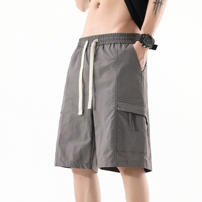 Men's Summer Cooling Tooling Shorts Straight Casual Quick-dry Pants_voghion.com