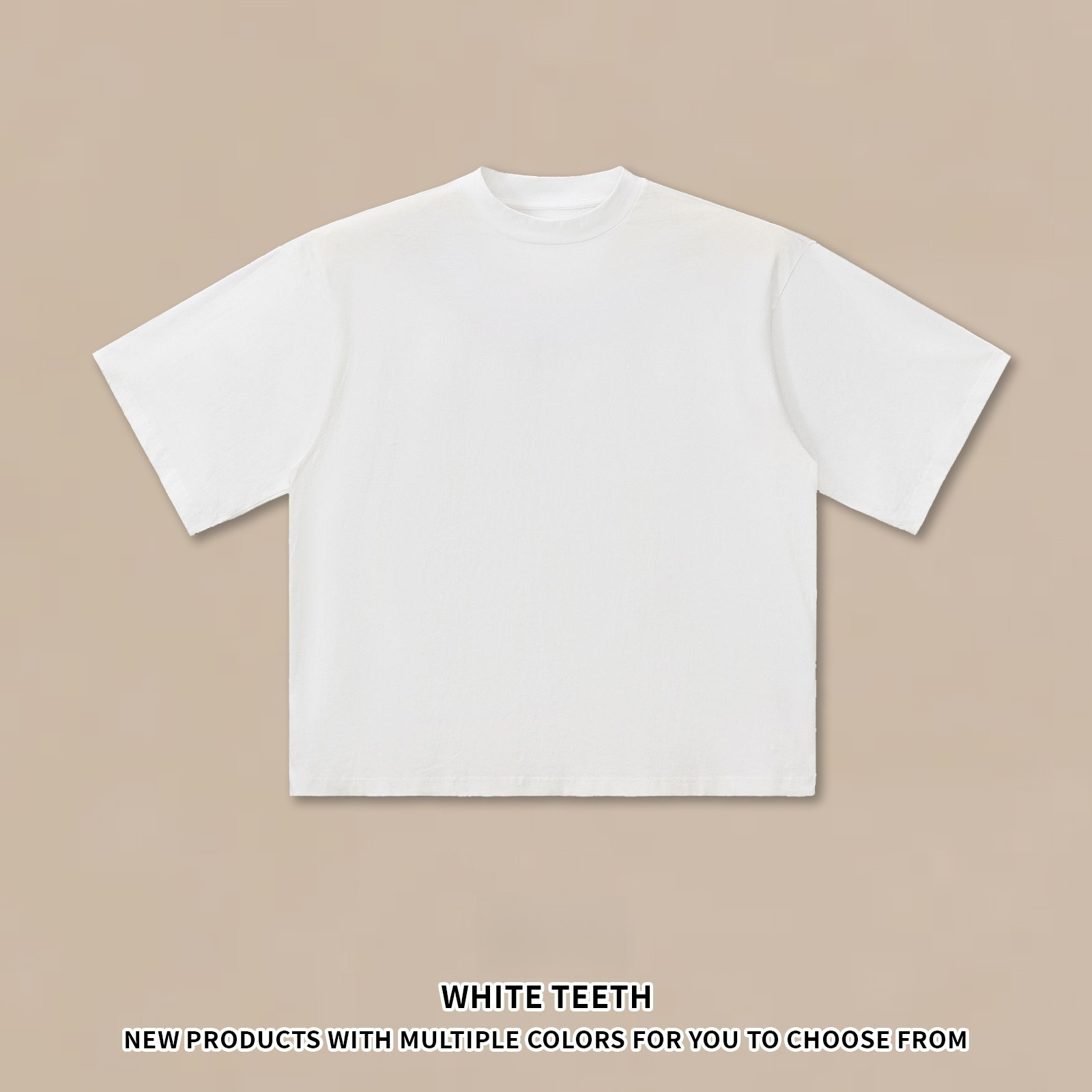 Herren T-shirt Mit Weiter Passform Im Retro-stil Aus Baumwolle_voghion.com