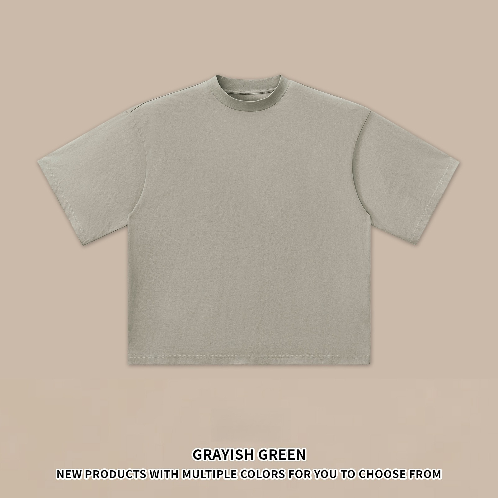 Herren T-shirt Mit Weiter Passform Im Retro-stil Aus Baumwolle_voghion.com