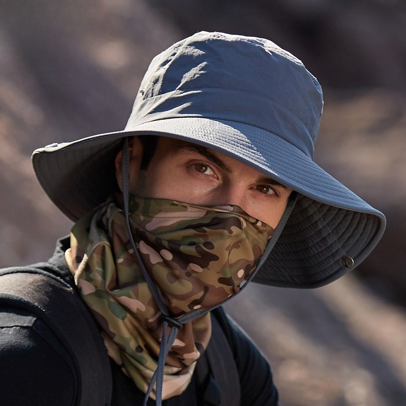 Cappello da sole traspirante uomo donna con tesa larga da esterno_voghion.com