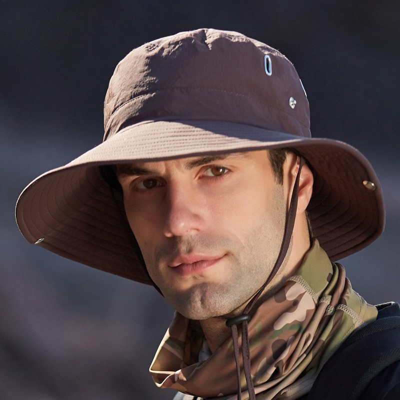 Cappello da sole traspirante uomo donna con tesa larga da esterno_voghion.com