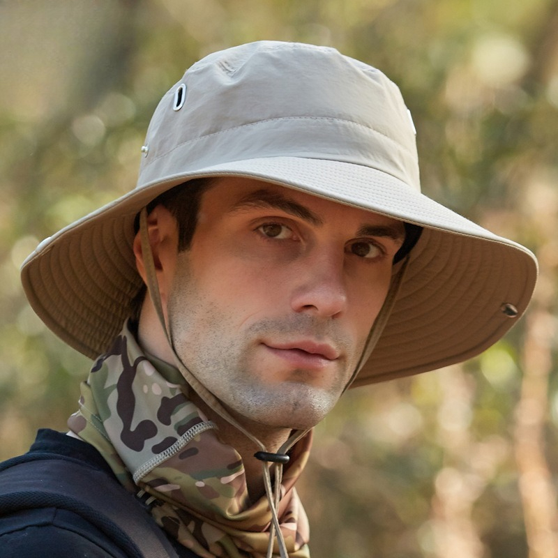 Cappello da sole traspirante uomo donna con tesa larga da esterno_voghion.com