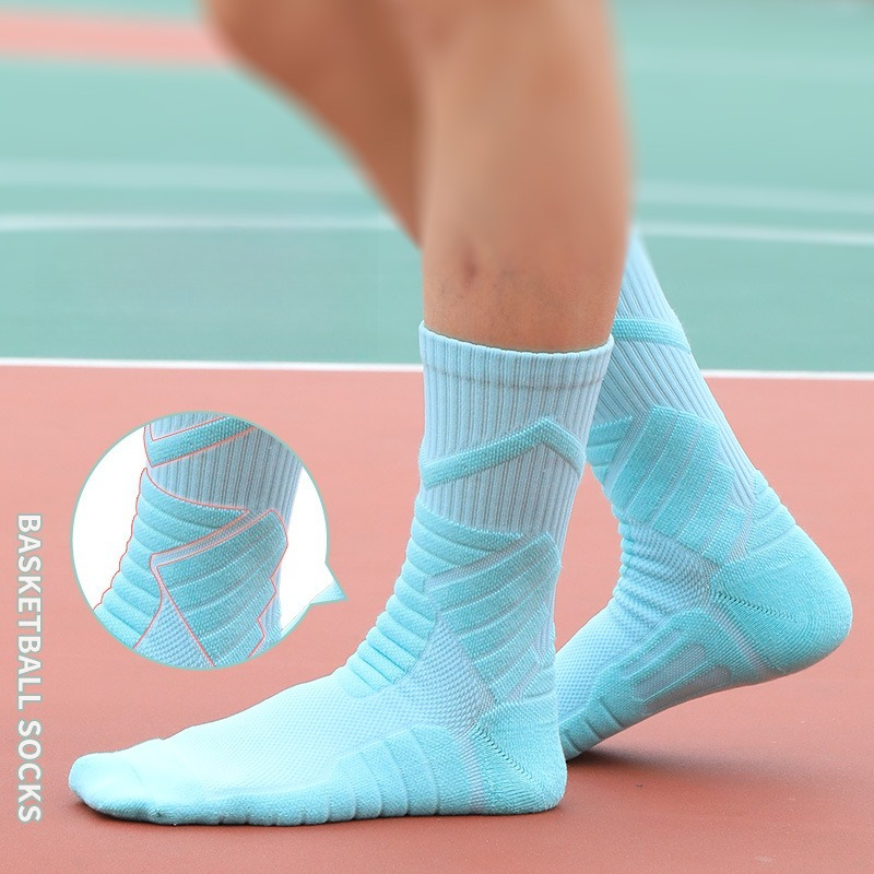 Calze da basket professionali in cotone unisex sportive crew_voghion.com