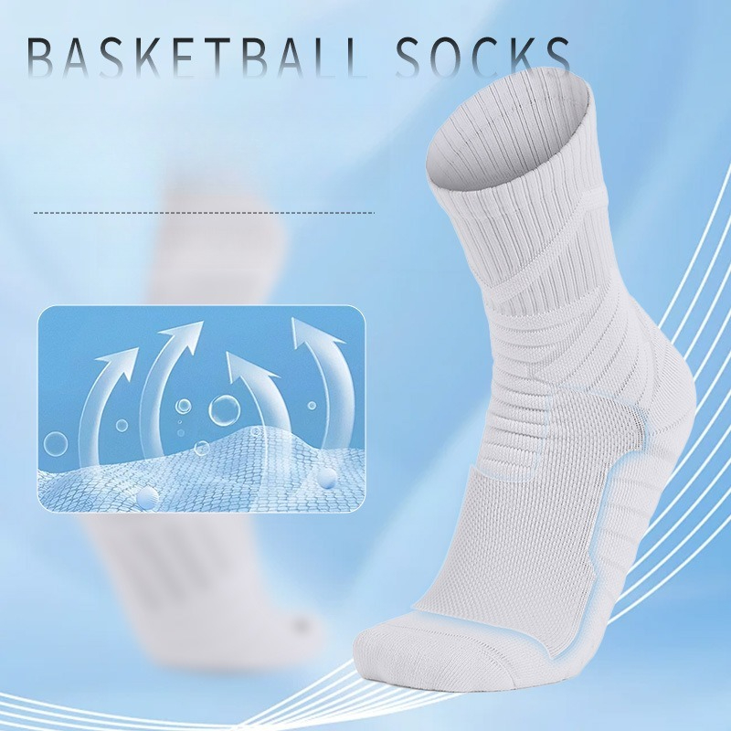 Calze da basket professionali in cotone unisex sportive crew_voghion.com