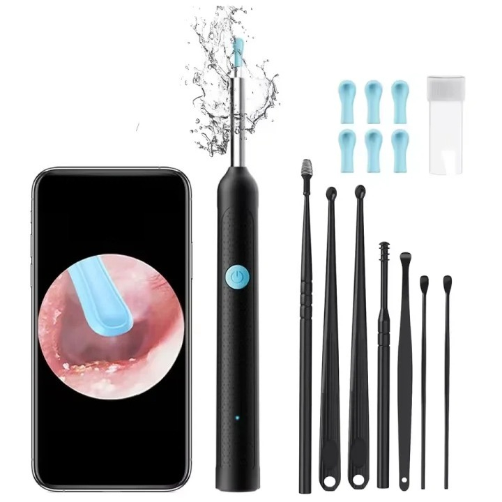 Smart Visual Ear Cleaner With Hd Camera Rechargeable Endoscope_voghion.com