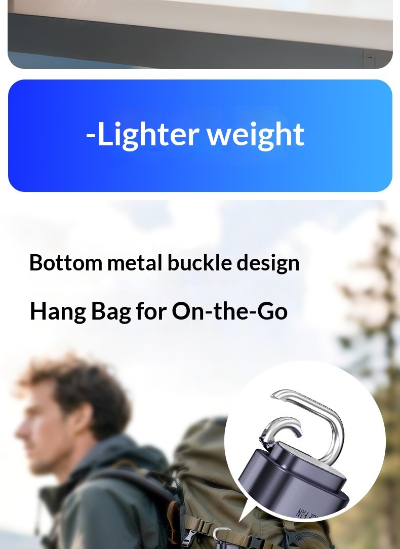 Handheld Turbo Fan With Ice Cooling Portable Rechargeable Desk_voghion.com