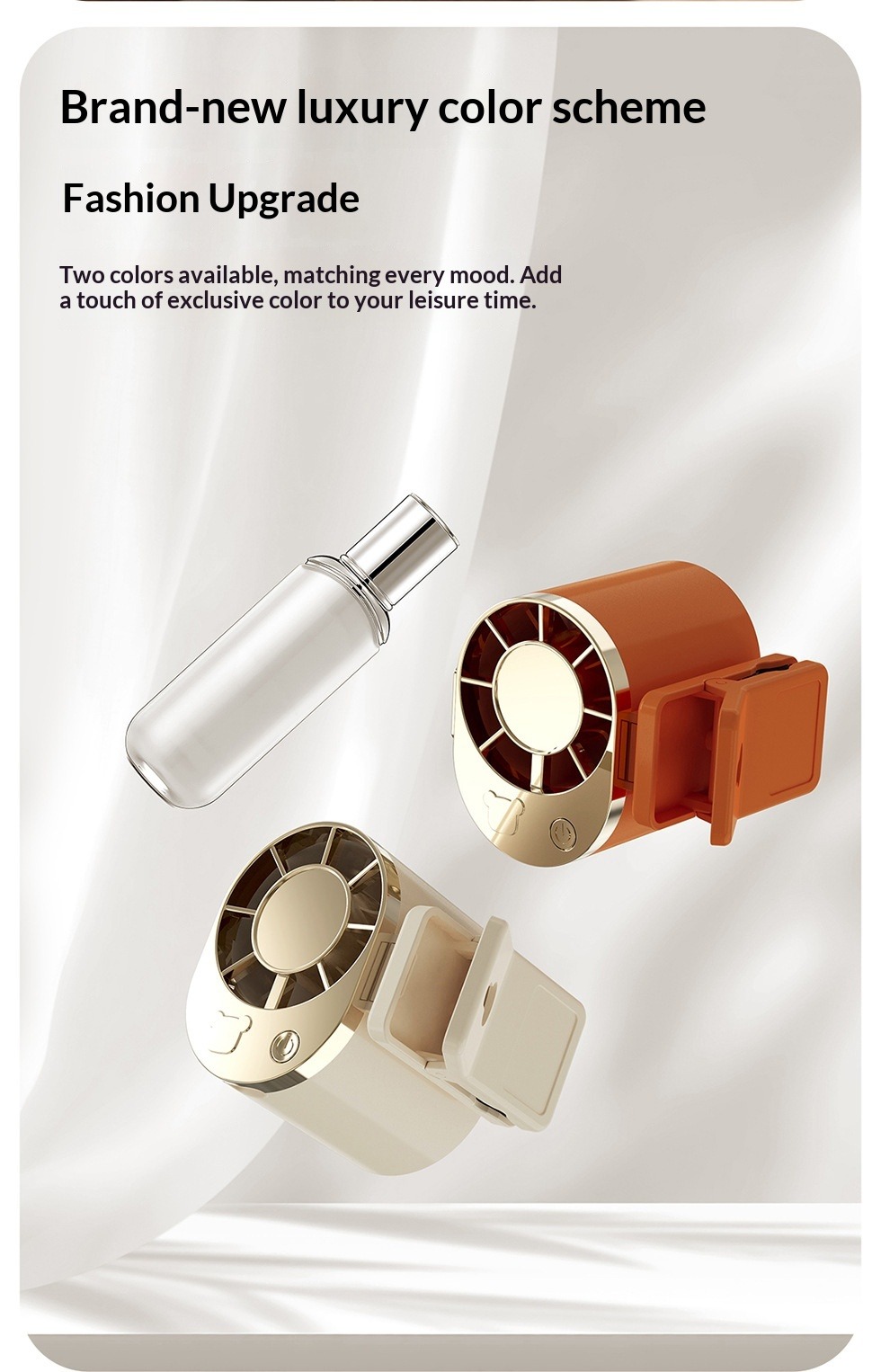 Ventilatore da vita a clip mini usb ricaricabile portatile_voghion.com