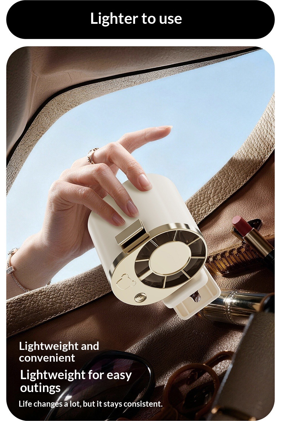 Ventilatore da vita a clip mini usb ricaricabile portatile_voghion.com