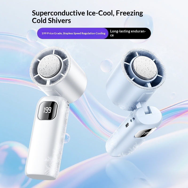 Mini Kipas Sejuk Ventola di raffreddamento a semiconduttore turbo portatile ad alta velocità portatile Kipas Angin Muka Mudah Alih per l'ufficio di viaggio_voghion.com