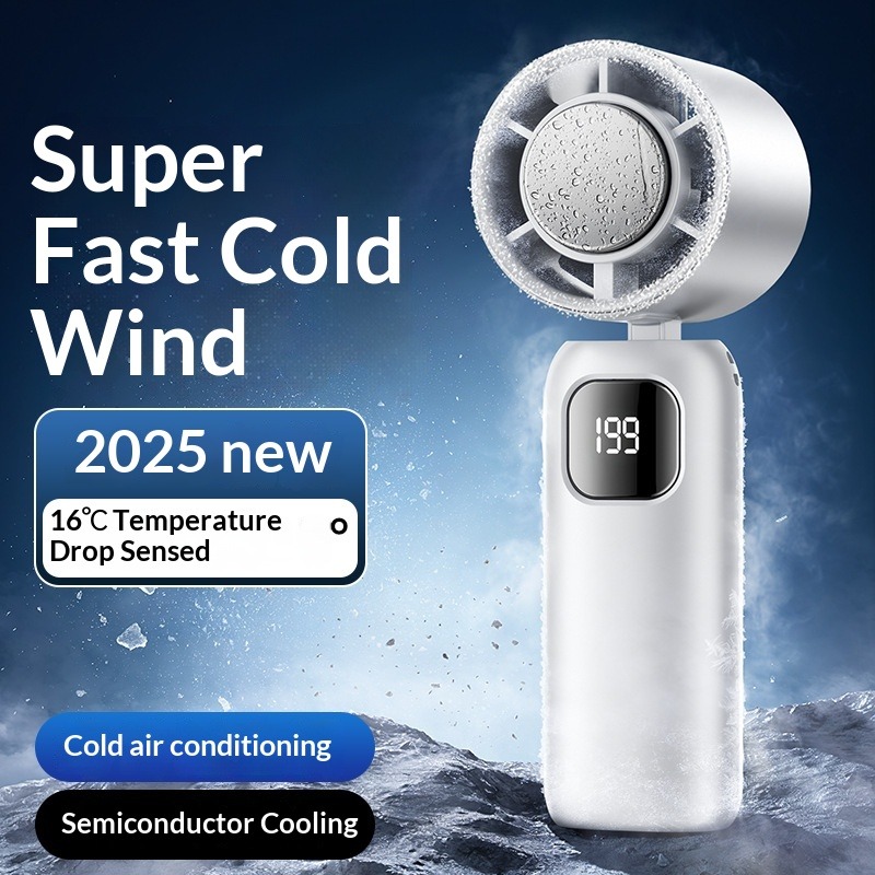 Mini Kipas Sejuk Ventola di raffreddamento a semiconduttore turbo portatile ad alta velocità portatile Kipas Angin Muka Mudah Alih per l'ufficio di viaggio_voghion.com