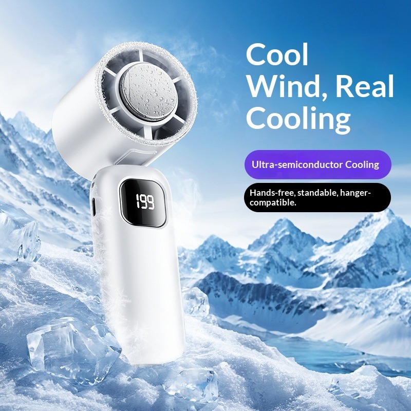 Mini Kipas Sejuk Ventola di raffreddamento a semiconduttore turbo portatile ad alta velocità portatile Kipas Angin Muka Mudah Alih per l'ufficio di viaggio_voghion.com