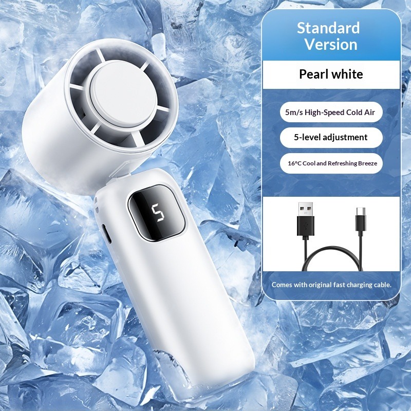 Mini Kipas Sejuk Ventola di raffreddamento a semiconduttore turbo portatile ad alta velocità portatile Kipas Angin Muka Mudah Alih per l'ufficio di viaggio_voghion.com