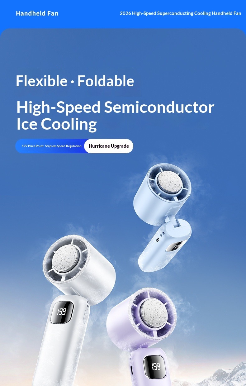 Ventilatore portatile a mano turbo raffreddante ufficio viaggi_voghion.com