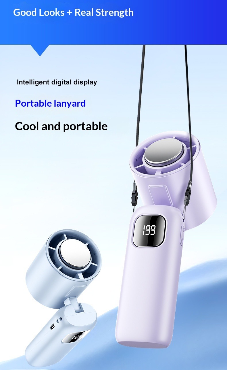 Ventilatore portatile a mano turbo raffreddante ufficio viaggi_voghion.com