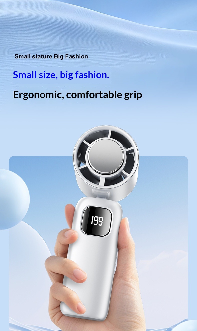 Ventilatore portatile a mano turbo raffreddante ufficio viaggi_voghion.com