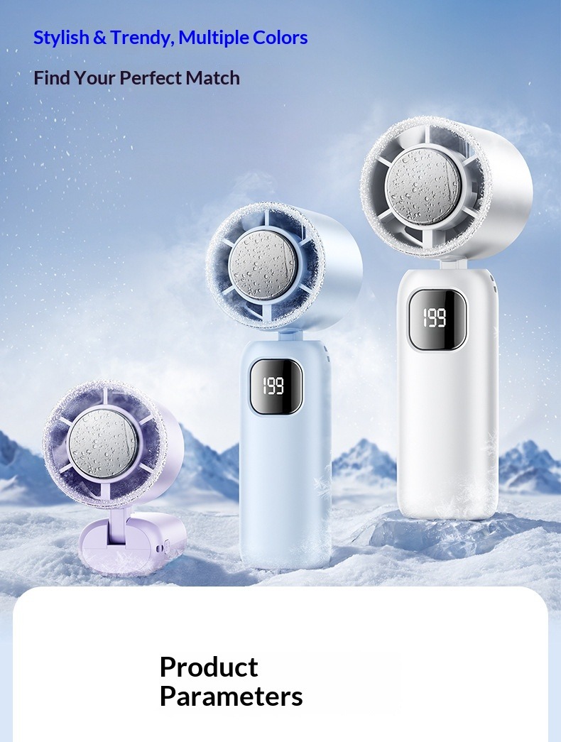 Ventilatore portatile a mano turbo raffreddante ufficio viaggi_voghion.com
