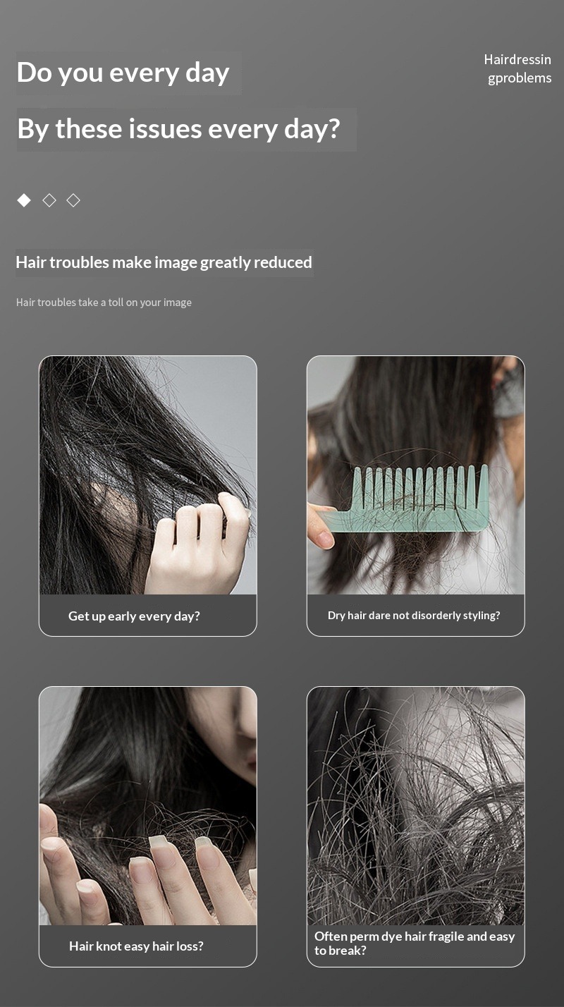 Professionelle Ionische Haarglättbürste 2-in-1 Lockenstab_voghion.com
