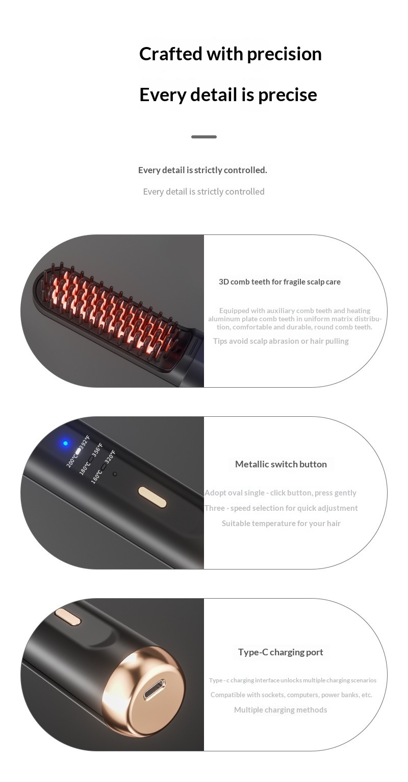 Professionelle Ionische Haarglättbürste 2-in-1 Lockenstab_voghion.com