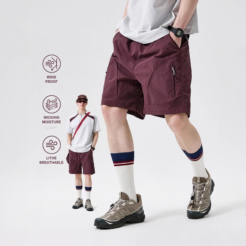Men's Quick-drying Mountaineering Shorts Breathable Hiking Gear_voghion.com