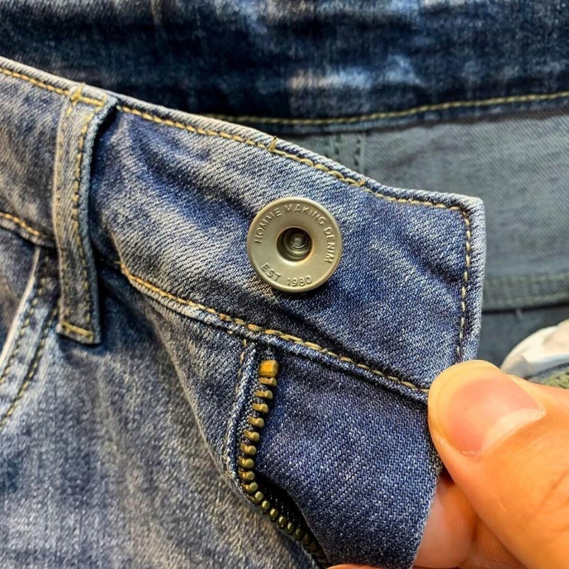 2026 New Trendy Washed Denim Shorts For Teen Boys, Casual Streetwear Versatile Fashion Outer Wear Classic Slim Stylish Jeans Shorts_mkmklike.com