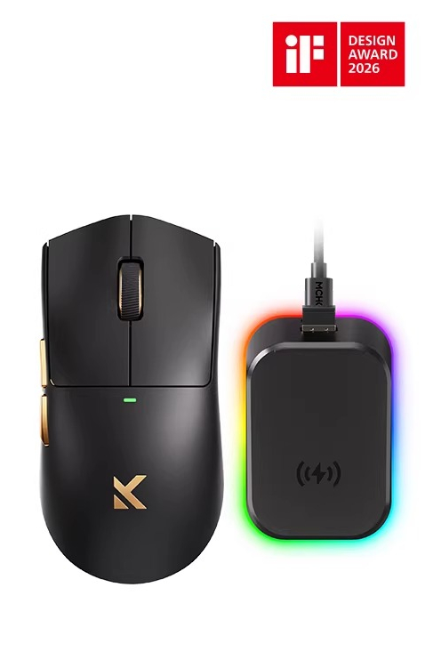 MCHOSE K7 Ultra Lightweight Mouse 8k Magnetic Wireless Charger PAW3950 Bluetooth_voghion.com