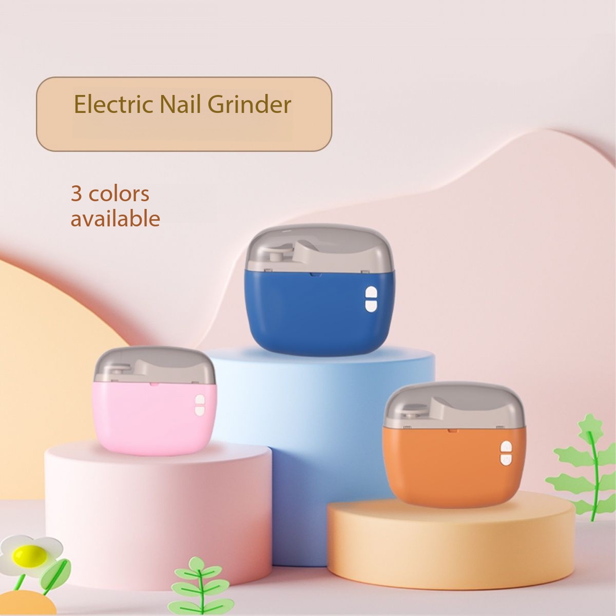 USB oplaadbare elektrische nagelknipper, automatische nageltrimmer en -vijl met 2 snelheden en ingebouwde nagelopvanger, draagbare babynagelknipper voor thuis en op reis_voghion.com