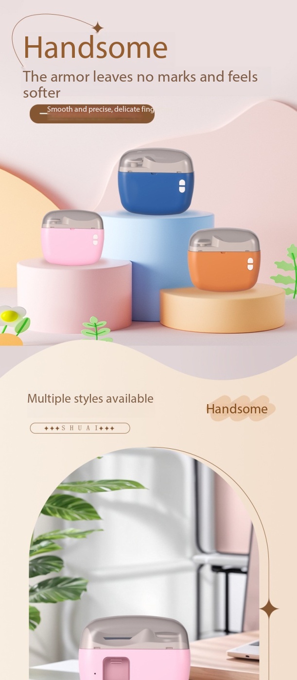 Cortauñas eléctrico recargable por USB, recortador y lima de uñas automático de 2 velocidades con recolector de uñas incorporado, cortauñas portátil para bebés, ideal para el hogar y los viajes._voghion.com