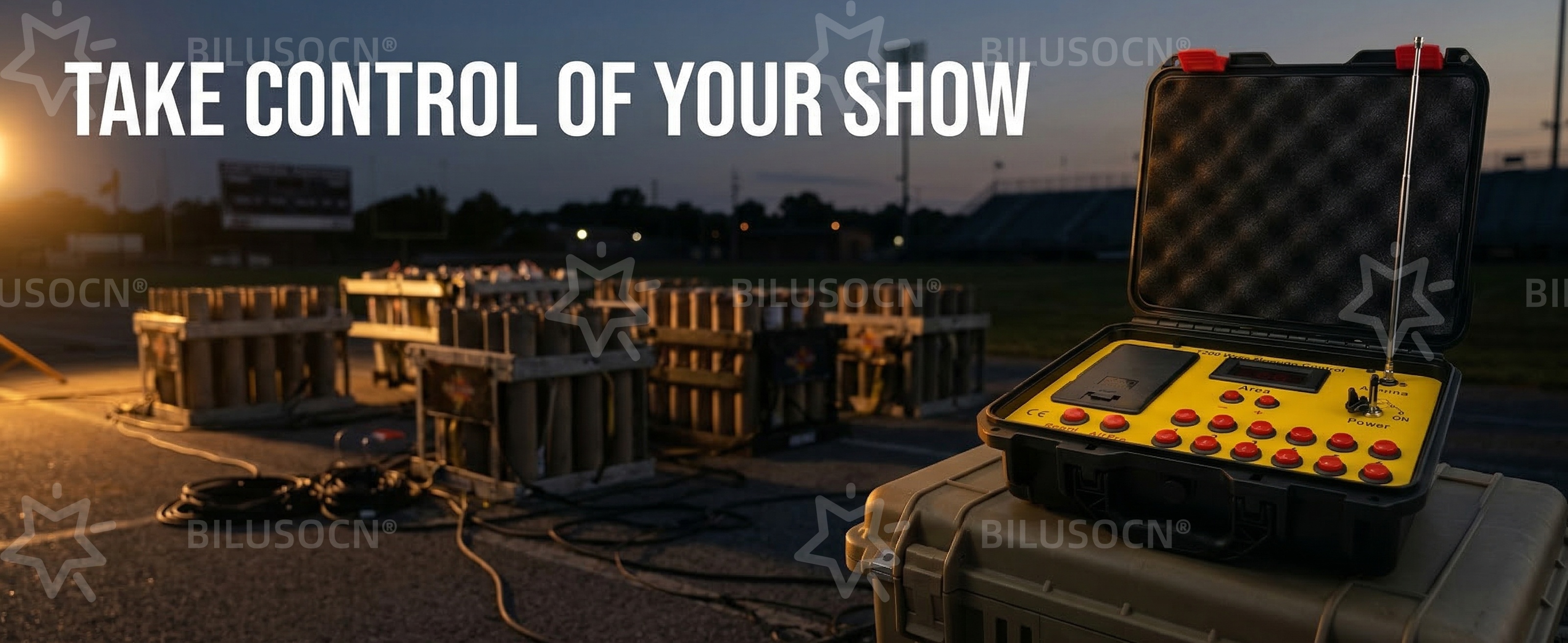 24 Cues Wireless Fireworks Firing System
