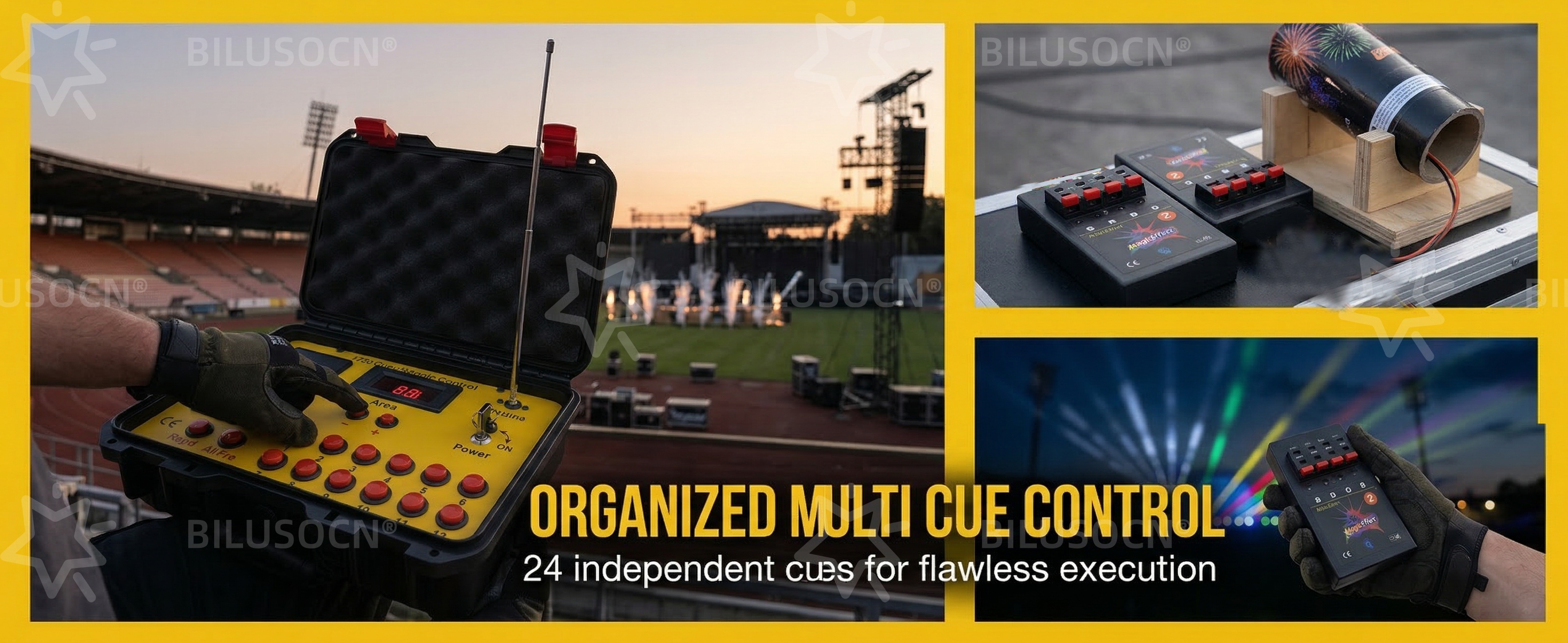 24 Cues Wireless Fireworks Firing System detail 2