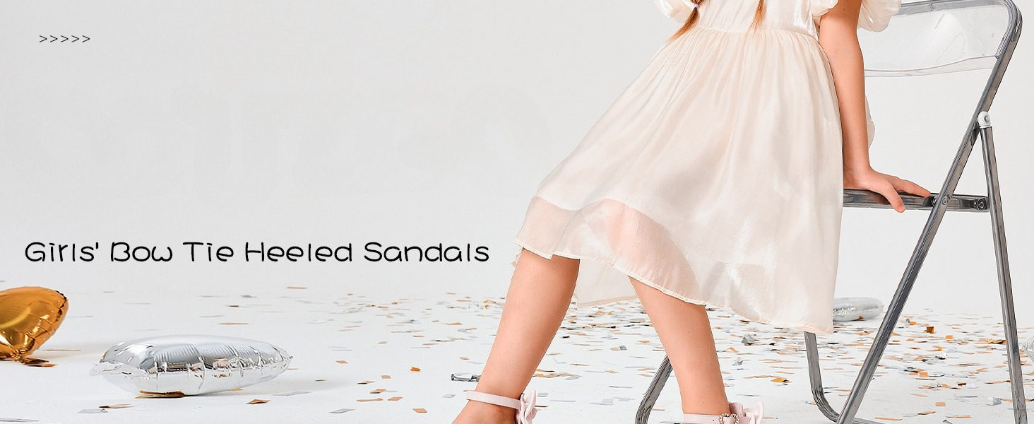 girls bow tie sandals