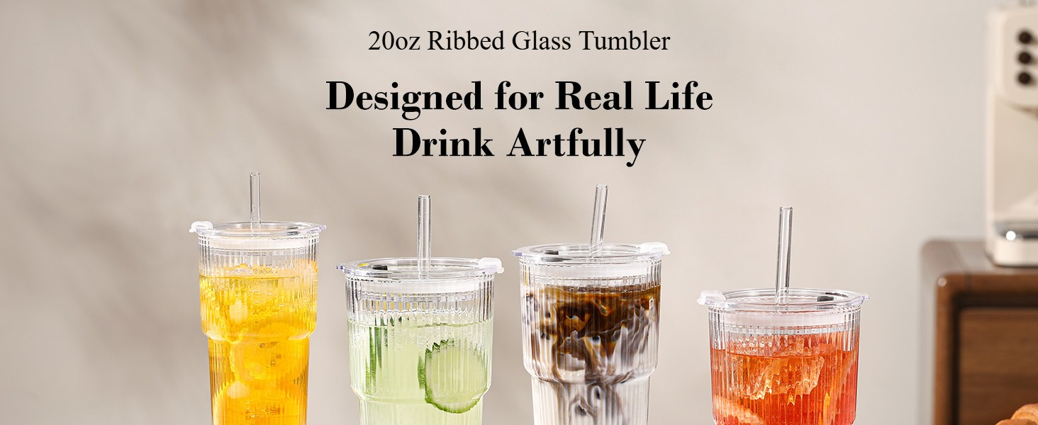 20oz Glass Tumblers