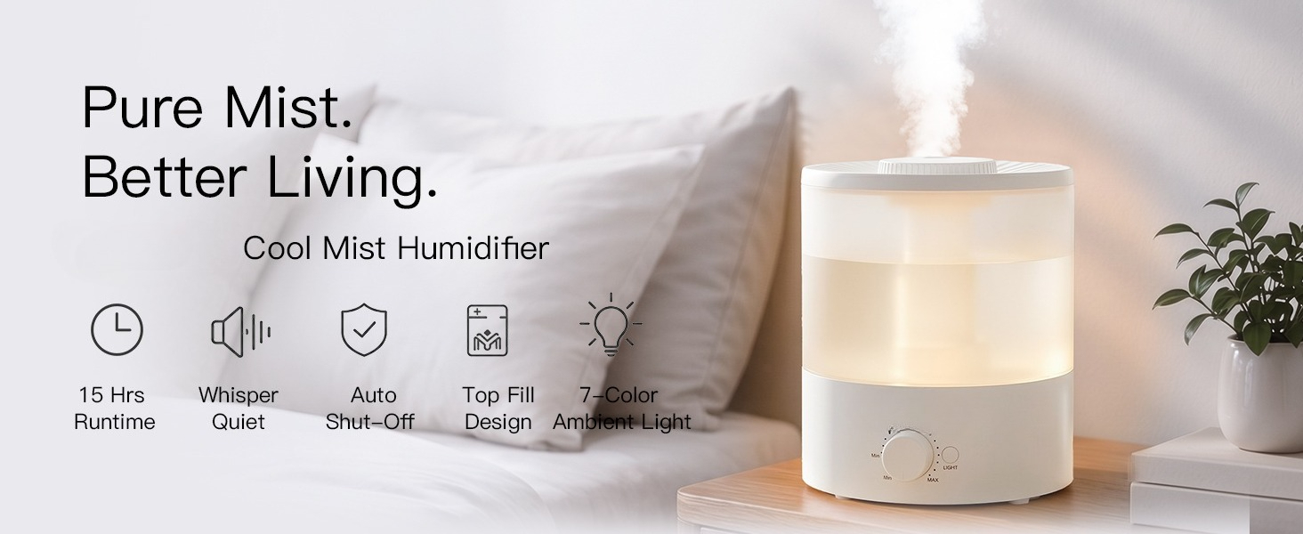 Megawise Cool Mist Humidifier