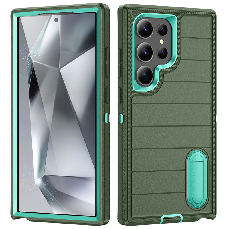 Heavy Duty Shockproof Case With Kickstand For Samsung Galaxy S24_voghion.com