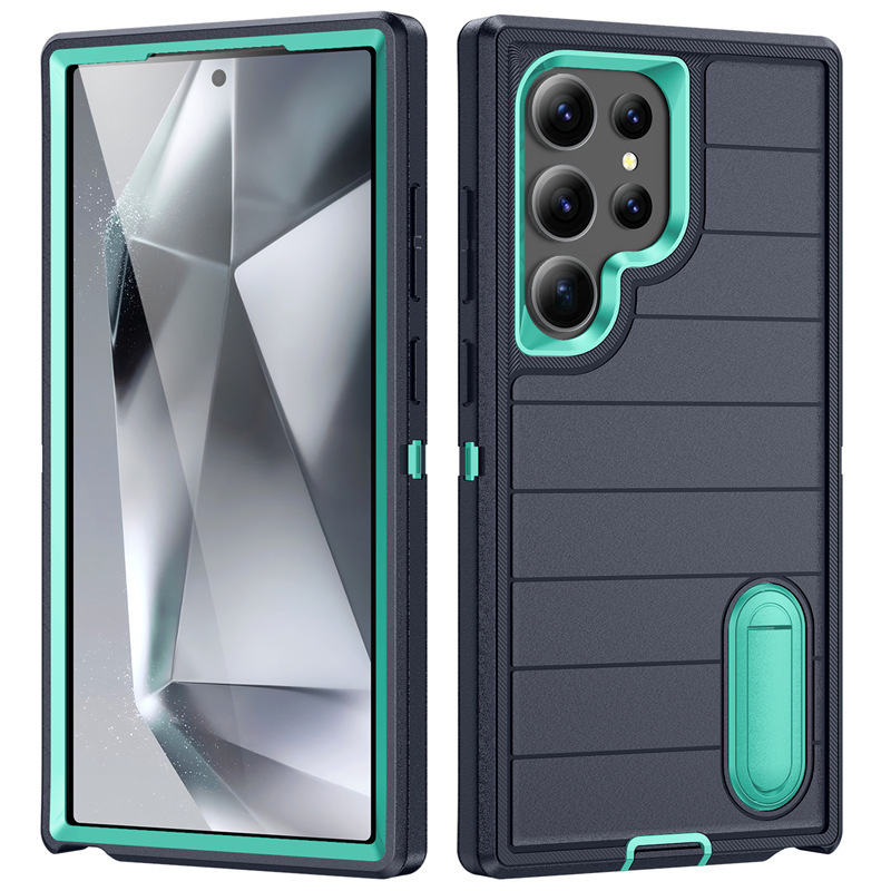 Heavy Duty Shockproof Case With Kickstand For Samsung Galaxy S24_voghion.com