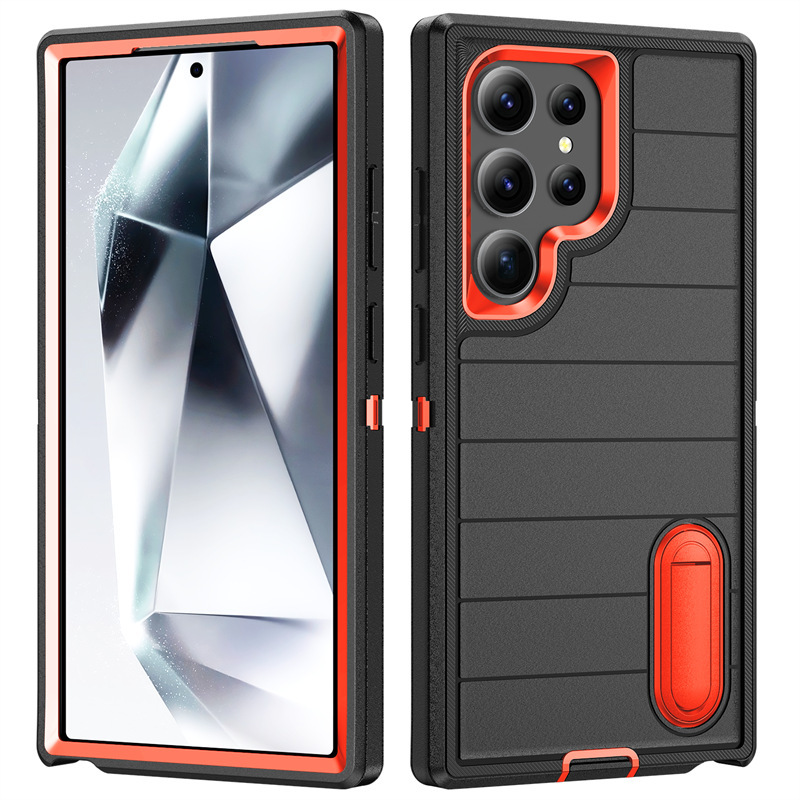 Heavy Duty Shockproof Case With Kickstand For Samsung Galaxy S24_voghion.com