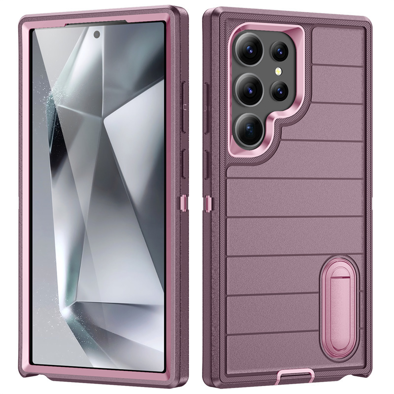 Heavy Duty Shockproof Case With Kickstand For Samsung Galaxy S24_voghion.com