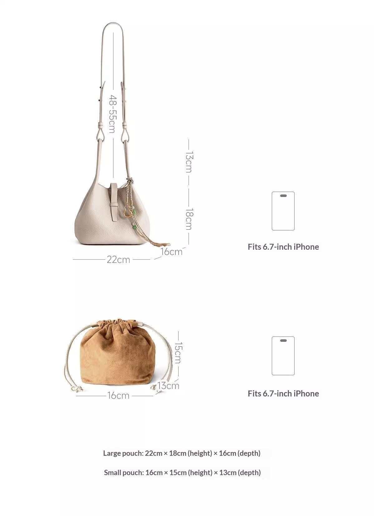 Borsa a secchiello in pelle banpo echo da donna a tracolla_voghion.com